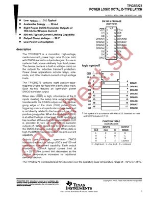 TPIC6B273DWRG4 datasheet  